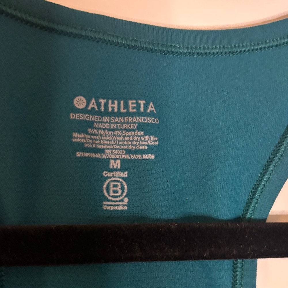 Athleta Deep Teal Tank Top - Picture 2 of 3